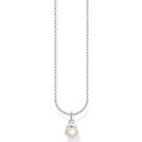 Pearl Necklaces Halsband Thomas Sabo Pearl Necklace - Silver/Pearl
