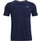 Blåa - Nylon T-shirts Under Armour Seamless Short Sleeve T-shirt Men - Academy/Mod Gray