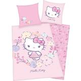 Hello Kitty - Rosa Barnrum Herding Hello Kitty Sengetøj 135x200cm