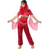 Kungligt - Röd Maskeradkläder Th3 Party Arabian Princess Costume for Children