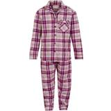 Ficka Pyjamasar Barnkläder Minymo Check Pajamas - Violet Ice (131666-6706)