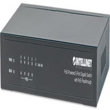 Intellinet Fast Ethernet Switchar Intellinet PoE-Powered 5-Port Gigabit Switch with PoE Passthrough (561082)