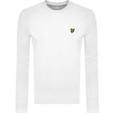 Herr Överdelar Lyle & Scott Plain L/S T-shirt - White