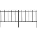 vidaXL Garden Fence with Spear Top 340x170cm