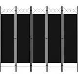 vidaXL 5 Panel Rumsavdelare 200x180cm