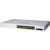 Cisco Gigabit Ethernet - PoE Switchar Cisco Business 220-24P-4G