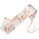 Papper Ordensband Ginger Ray Sashes Floral Bride To Be Rose Gold