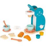Janod Rolleksaker Janod Wooden breakfast set with a coffee machine and 14 accessories
