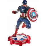 Diamond Select Toys Plastleksaker Actionfigurer Diamond Select Toys Marvel Captain America Diorama Statue 23cm