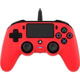 PlayStation 4 - Röda Spelkontroller Nacon Wired Compact Controller (PS4) - Red