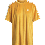 Dam - Sammet T-shirts & Linnen adidas Adicolor Classics Corded Velour Loose T-shirt - Focus Orange