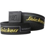 Herr - Polyester Skärp Snickers Workwear 9033 Logo Belt - Black