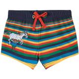 Multifärgade Badkläder Pippi Longstocking Striped Swim Shorts - Navy