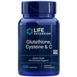 Life Extension C-vitaminer Vitaminer & Mineraler Life Extension Glutathione, Cysteine & C 100 st
