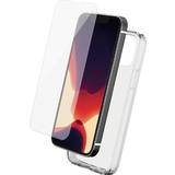 Bigben Läder / Syntet Mobiltillbehör Bigben Transparent Case + Tempered Glass for iPhone 13
