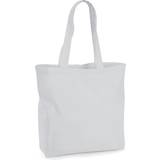 Gråa Tygkassar Westford Mill Organic Premium Cotton Maxi Tote Bag - Light Grey