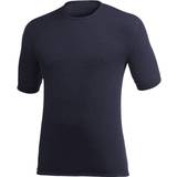 Blåa - Dam - Polyamid T-shirts Woolpower T-shirt 200 Unisex - Dark Navy