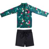 Flickor UV-set Barnkläder Piikaboo UV Suit 2-pieces - Tropical