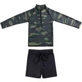 Elastan UV-set Barnkläder Piikaboo UV Suit 2-pieces - Camo
