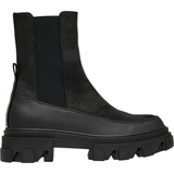 Dam - Läderimitation Kängor & Boots Only Chunky - Black