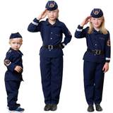 Blå - Världen runt Maskeradkläder Wilbers Karnaval Swedish Police Children's Costume