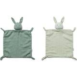 Svarta Snuttefiltar Liewood Agnete Cuddle Cloth 2-pack Rabbit
