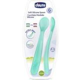 Chicco Rosa Nappflaskor & Servering Chicco Soft Silicone Spoon 6m+2 pcs