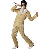 50-tal - Film & TV Maskeradkläder Th3 Party Elvis Golden Costume for Adults