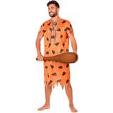 Historiska - Orange Maskeradkläder Th3 Party Caveman Costume for Adults