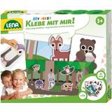 Lena Leksaker Lena Let´s glue together Forest animals, Byggsats, Pojke/flicka, 3 År, Kartong