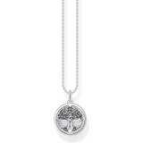 Thomas Sabo Halsband Thomas Sabo Tree of Love Necklace - Silver/Transparent