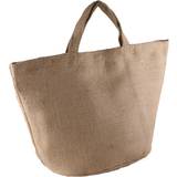 Beige Väskor KiMood Fashion Jute Bag 2-pack - Natural