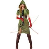 Medeltid - Tecknat & Animerat Maskeradkläder Th3 Party Archer Adults Female Costume