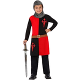 Fighting - Röd Dräkter & Kläder Th3 Party Male Medieval Warrior Costume for Kids