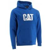 Cat Fleece Överdelar Caterpillar Trademark Hooded Sweatshirt - Blue