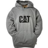 Cat Fleece Tröjor Caterpillar Trademark Hooded Sweatshirt - Heather Grey