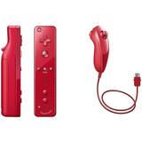 Wii remote plus Spelkontroller Tech of Sweden Nintendo Wii Motion Plus Remote + Nunchuck - Red