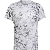 adidas Fast Graphic Primeblue T-shirt Men - Grey One/White