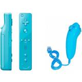 Wii remote plus Spelkontroller Tech of Sweden Nintendo Wii Motion Plus Remote + Nunchuck - Blue