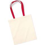 Westford Mill Väskor Westford Mill Bag For Life Contrast Handles - Natural/Classic Red