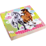 Amscan Charming Horses, Servetter 20-pack