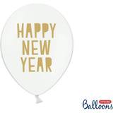 PartyDeco Ballonger Happy New Year 6-pack