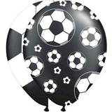 Folat Ballonger Folat Latexballonger Fotboll Svart/Vit