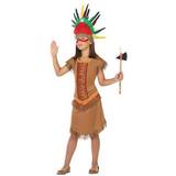 Brun - Vilda västern Maskeradkläder Th3 Party Maskeraddräkt för barn Indiska Brun (1 Pc) Storlek-7-9 år