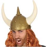 Damer Hjälmar Th3 Party Viking Helmet Golden Horns