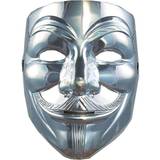 Morphsuits - V för Vendetta Maskeradkläder V For Vendetta Silver Mask