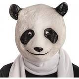 Karneval - Vit Masker Carnival Toys Panda Mask