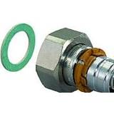 Byggmaterial Uponor s-press plus adapter with swivel nut and flat sealing washer 25 mm x 34