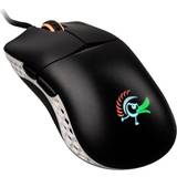 Ducky Gamingmöss Ducky Feather Black & White RGB Mouse