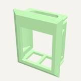 Belden Color frame for keystone green